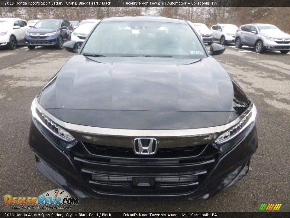 2019 Honda Accord Sport Sedan Crystal Black Pearl / Black Photo #6