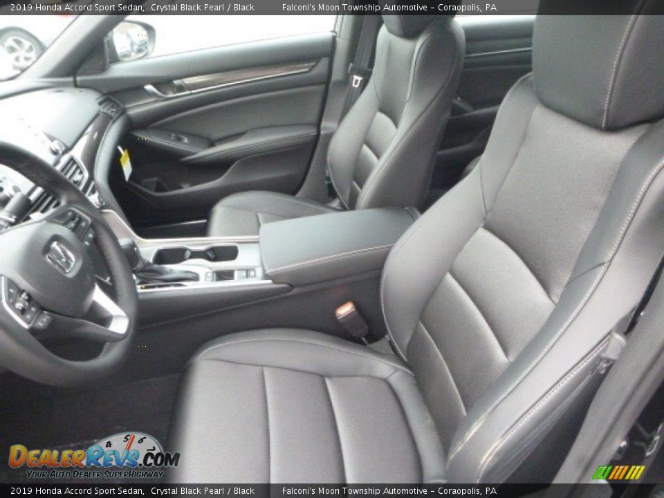 2019 Honda Accord Sport Sedan Crystal Black Pearl / Black Photo #8