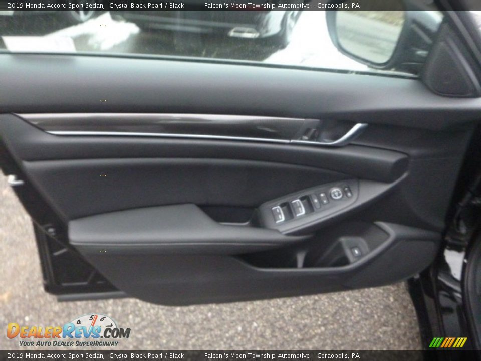 2019 Honda Accord Sport Sedan Crystal Black Pearl / Black Photo #11
