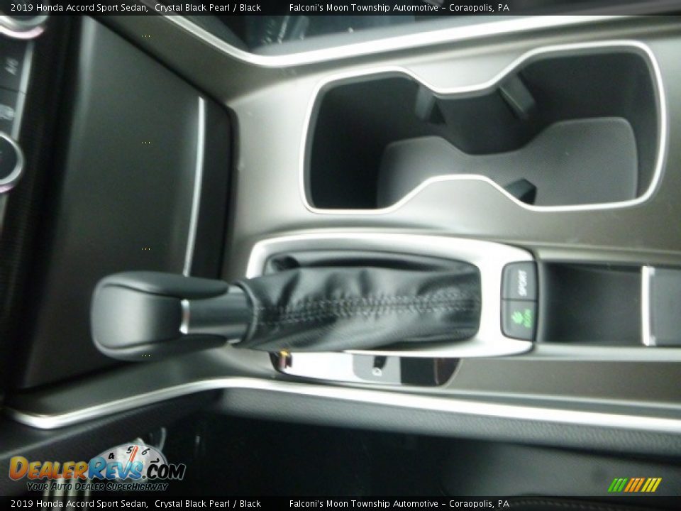 2019 Honda Accord Sport Sedan Crystal Black Pearl / Black Photo #13