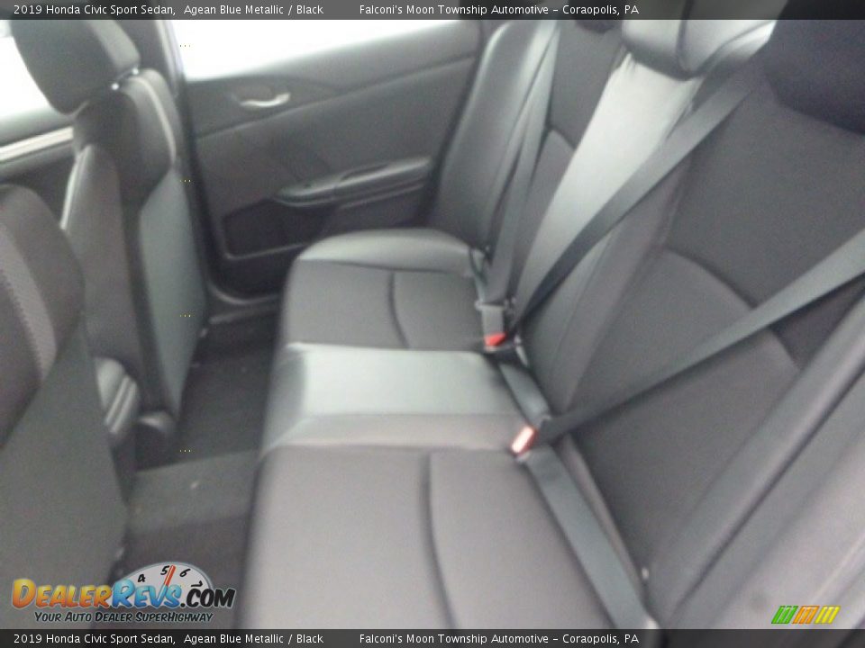 2019 Honda Civic Sport Sedan Agean Blue Metallic / Black Photo #10
