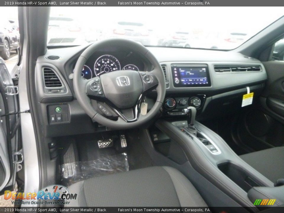 Black Interior - 2019 Honda HR-V Sport AWD Photo #11