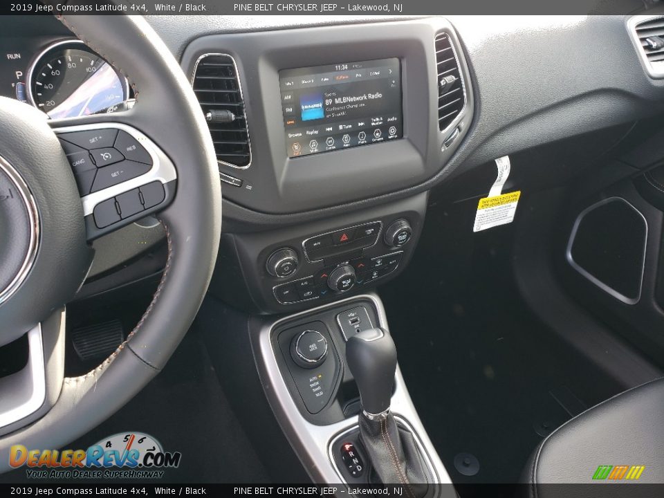 2019 Jeep Compass Latitude 4x4 White / Black Photo #10