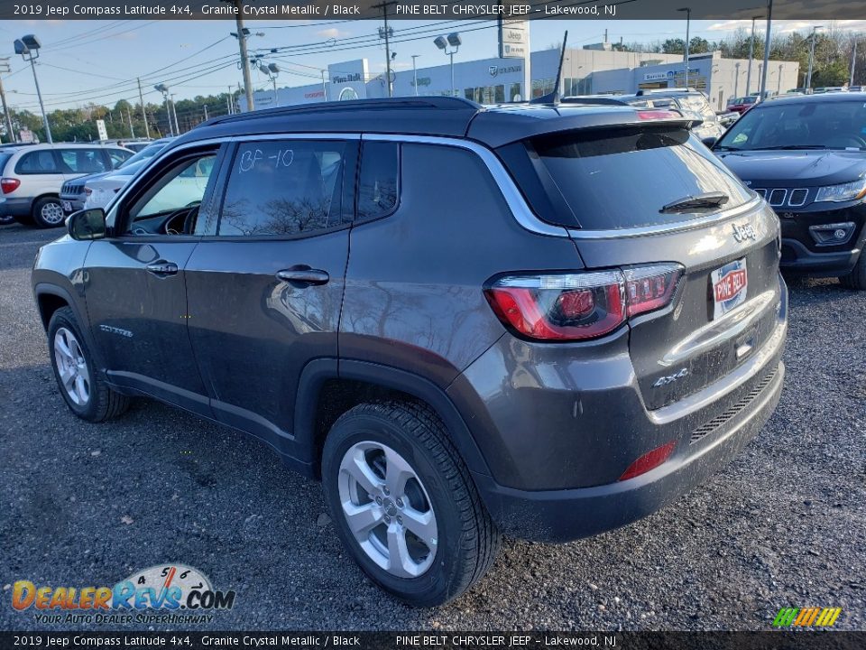 2019 Jeep Compass Latitude 4x4 Granite Crystal Metallic / Black Photo #4