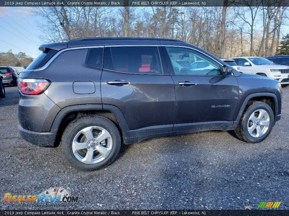 2019 Jeep Compass Latitude 4x4 Granite Crystal Metallic / Black Photo #5