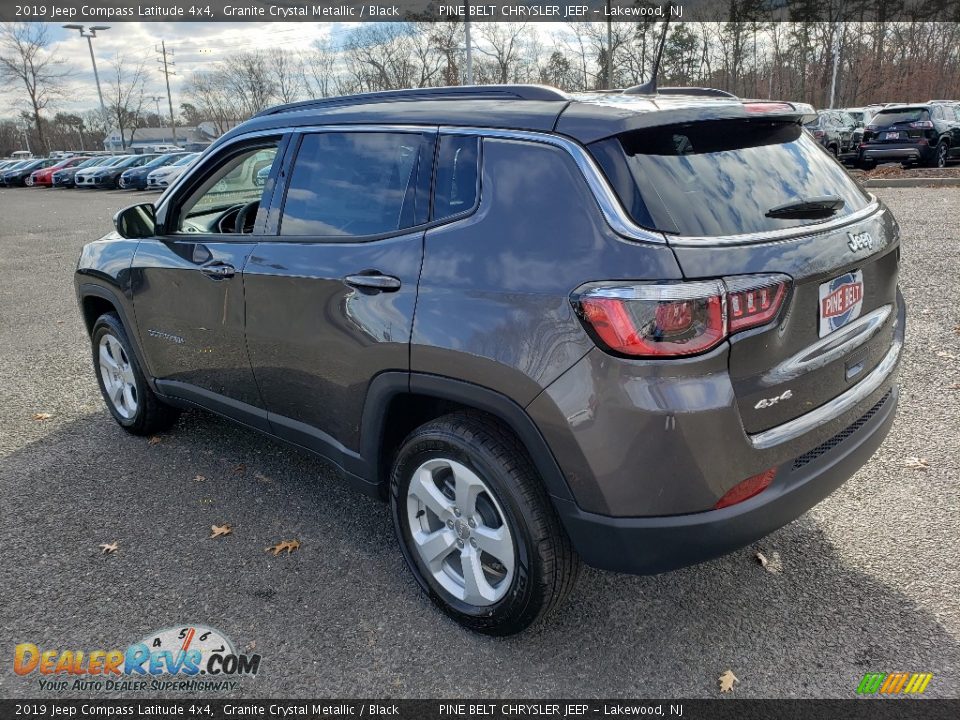 2019 Jeep Compass Latitude 4x4 Granite Crystal Metallic / Black Photo #4