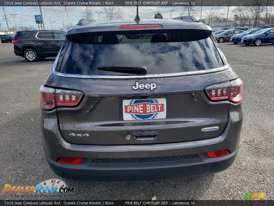 2019 Jeep Compass Latitude 4x4 Granite Crystal Metallic / Black Photo #5