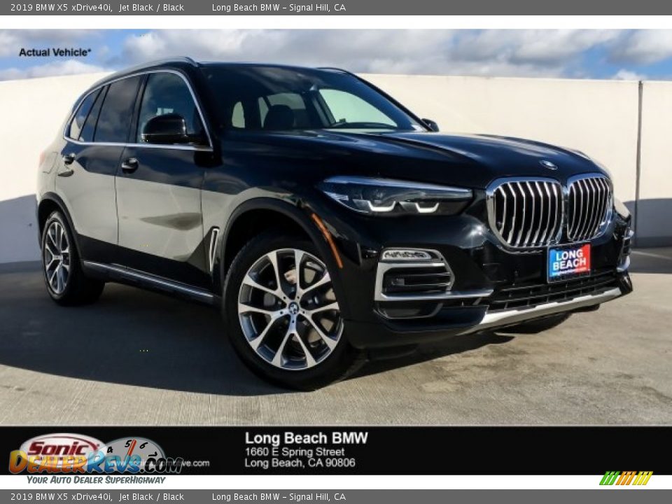 2019 BMW X5 xDrive40i Jet Black / Black Photo #1