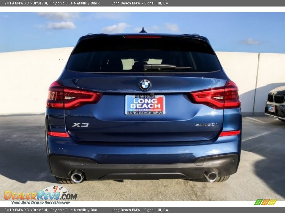 2019 BMW X3 xDrive30i Phytonic Blue Metallic / Black Photo #3