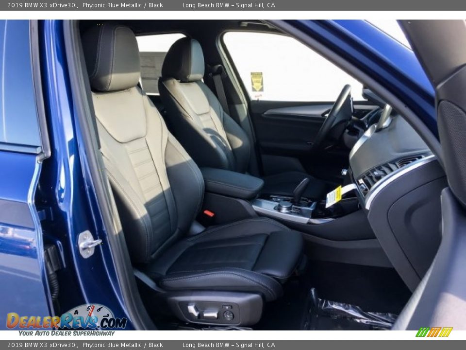 2019 BMW X3 xDrive30i Phytonic Blue Metallic / Black Photo #5