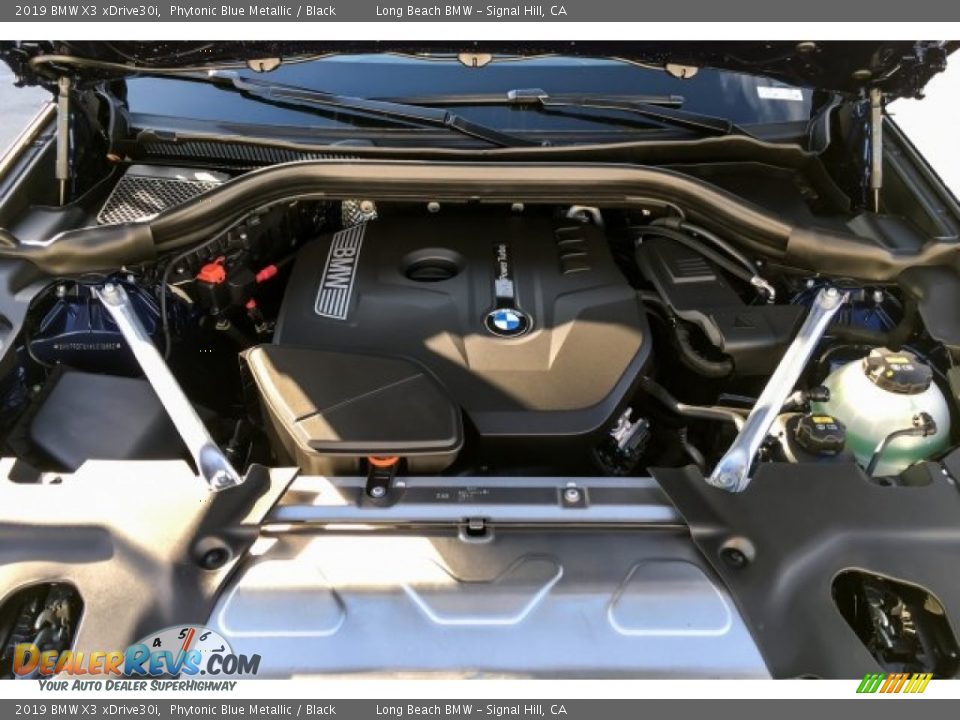 2019 BMW X3 xDrive30i Phytonic Blue Metallic / Black Photo #8