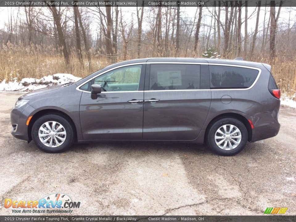 2019 Chrysler Pacifica Touring Plus Granite Crystal Metallic / Black/Alloy Photo #3