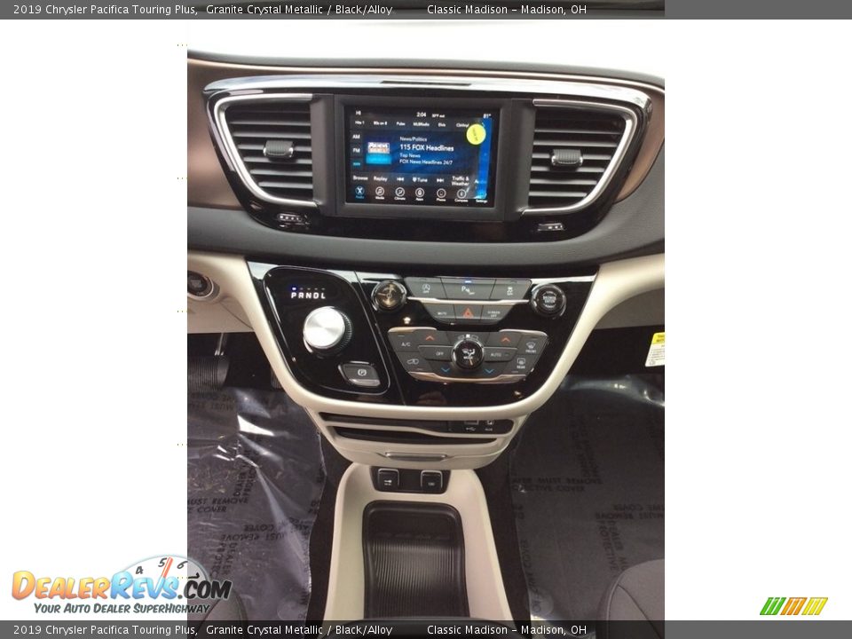 2019 Chrysler Pacifica Touring Plus Granite Crystal Metallic / Black/Alloy Photo #13