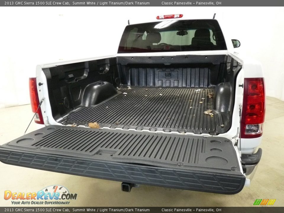 2013 GMC Sierra 1500 SLE Crew Cab Summit White / Light Titanium/Dark Titanium Photo #9