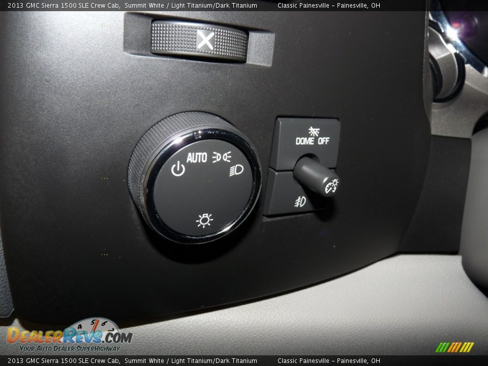 2013 GMC Sierra 1500 SLE Crew Cab Summit White / Light Titanium/Dark Titanium Photo #11