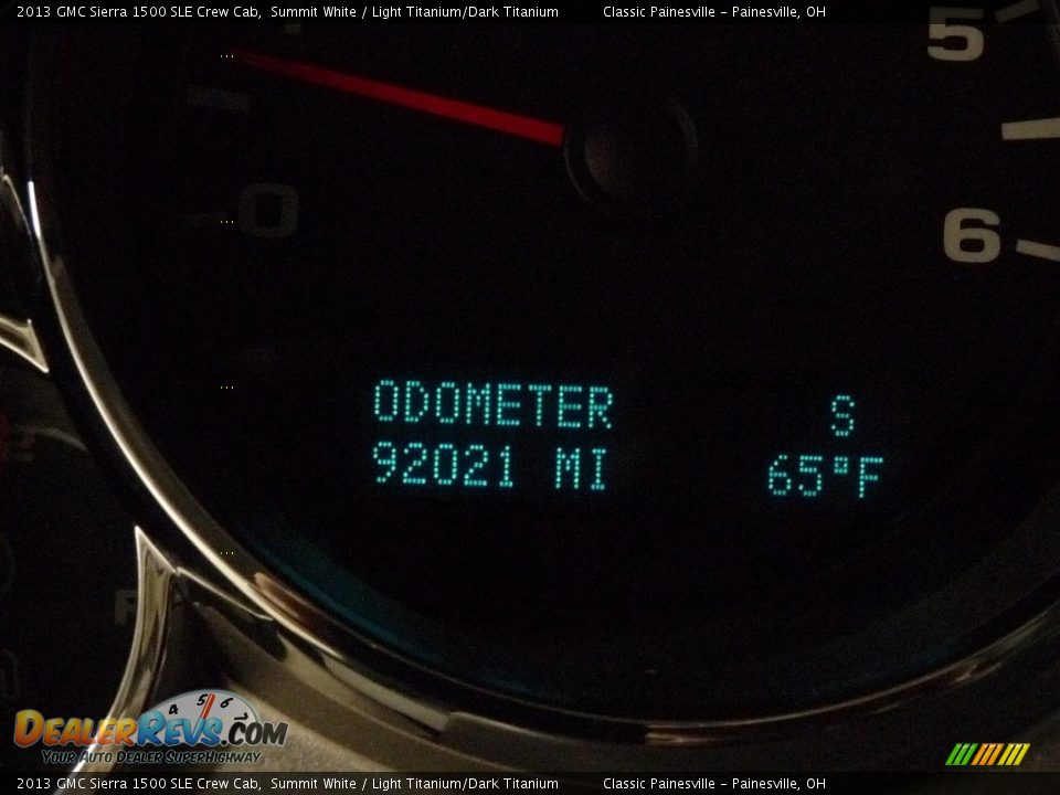 2013 GMC Sierra 1500 SLE Crew Cab Summit White / Light Titanium/Dark Titanium Photo #14