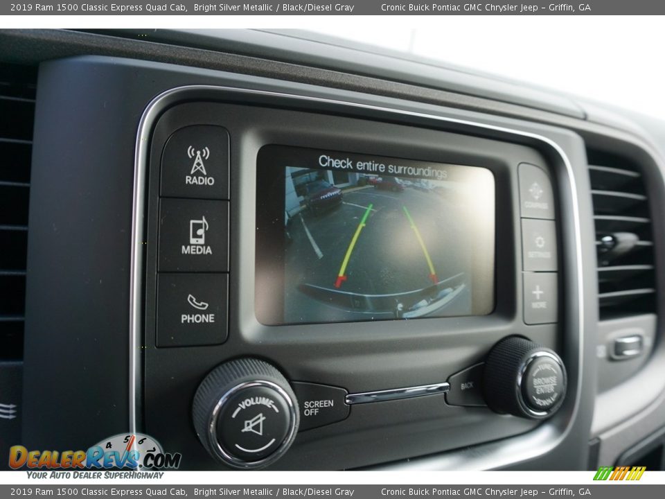 2019 Ram 1500 Classic Express Quad Cab Bright Silver Metallic / Black/Diesel Gray Photo #6