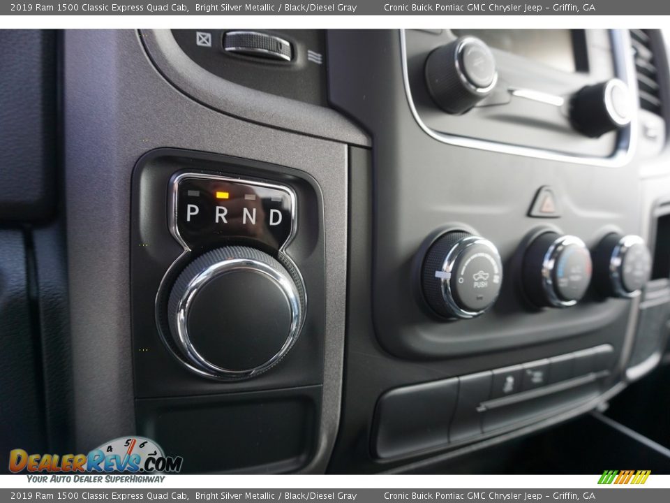 2019 Ram 1500 Classic Express Quad Cab Bright Silver Metallic / Black/Diesel Gray Photo #7