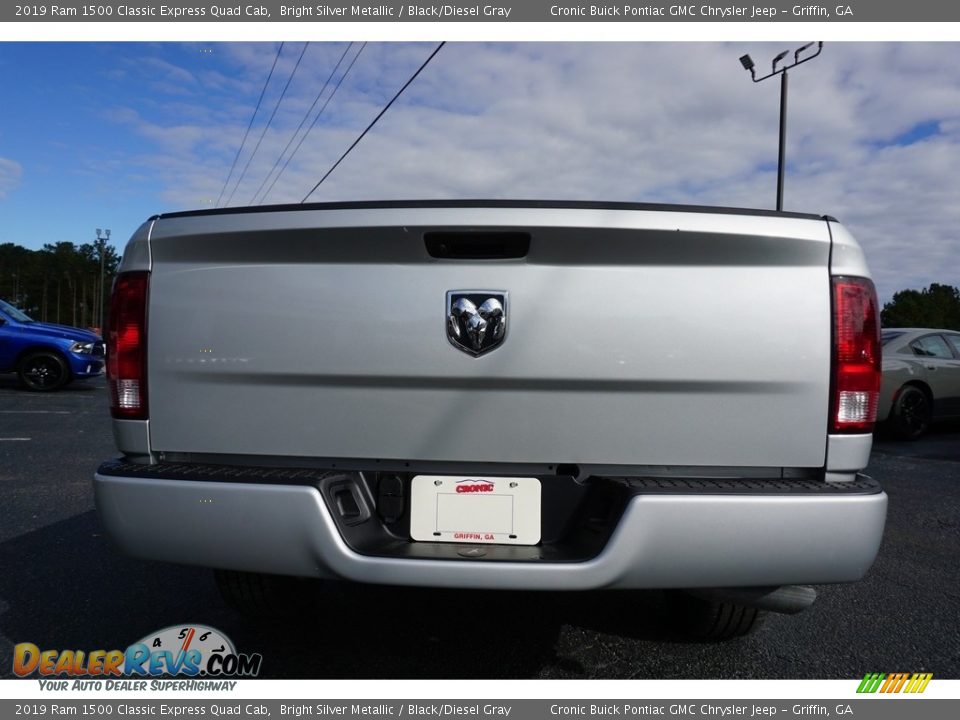 2019 Ram 1500 Classic Express Quad Cab Bright Silver Metallic / Black/Diesel Gray Photo #13