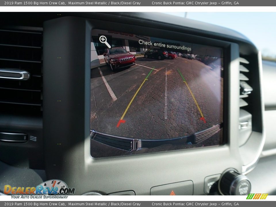2019 Ram 1500 Big Horn Crew Cab Maximum Steel Metallic / Black/Diesel Gray Photo #6