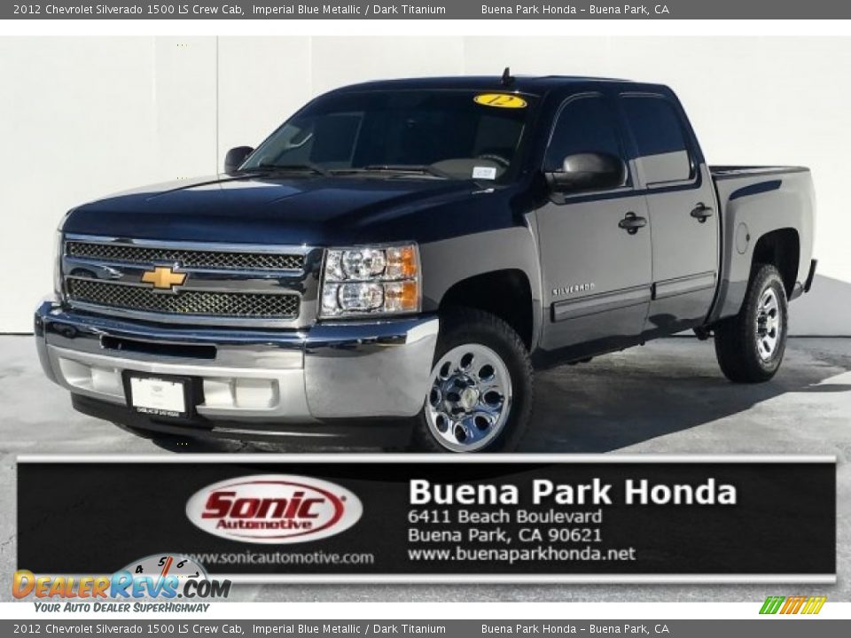 2012 Chevrolet Silverado 1500 LS Crew Cab Imperial Blue Metallic / Dark Titanium Photo #1