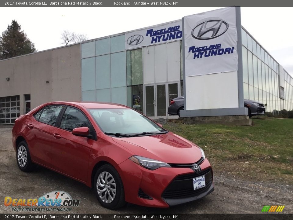 2017 Toyota Corolla LE Barcelona Red Metalic / Black Photo #1