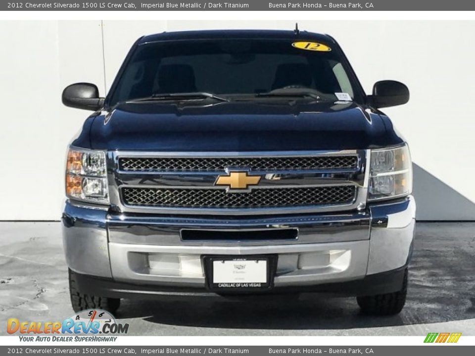 2012 Chevrolet Silverado 1500 LS Crew Cab Imperial Blue Metallic / Dark Titanium Photo #2