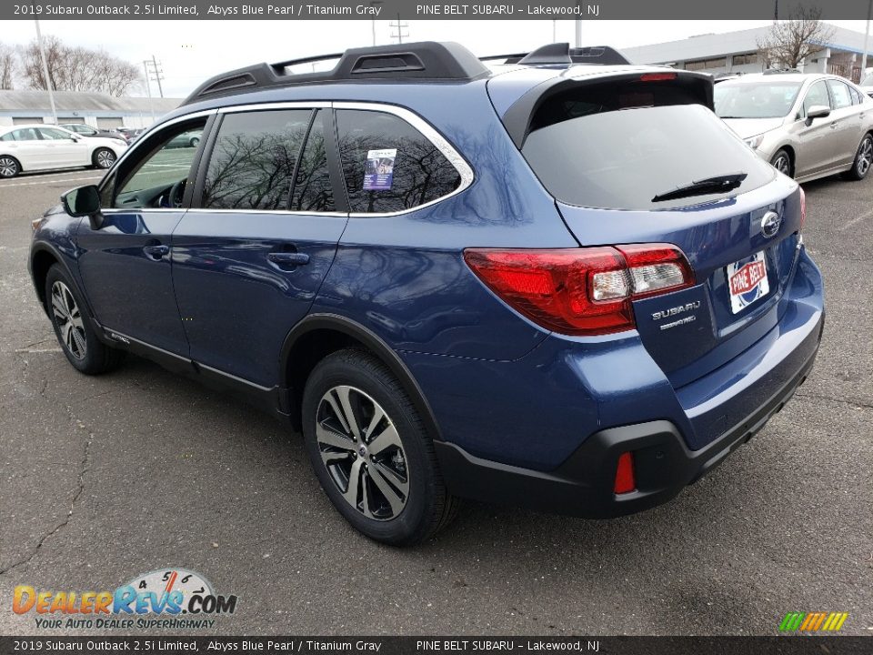2019 Subaru Outback 2.5i Limited Abyss Blue Pearl / Titanium Gray Photo #4