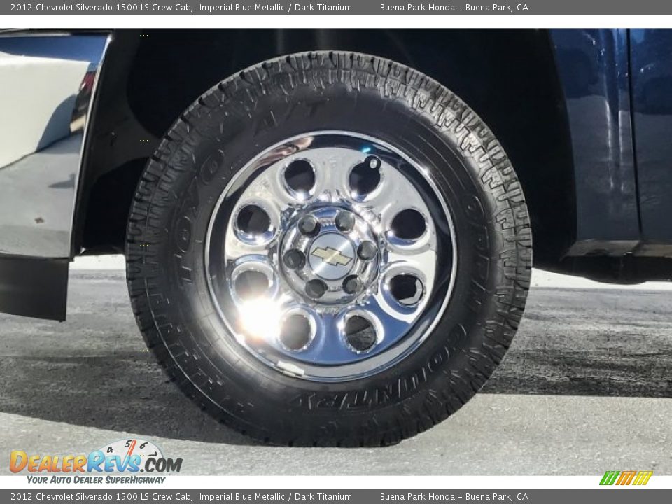 2012 Chevrolet Silverado 1500 LS Crew Cab Imperial Blue Metallic / Dark Titanium Photo #8