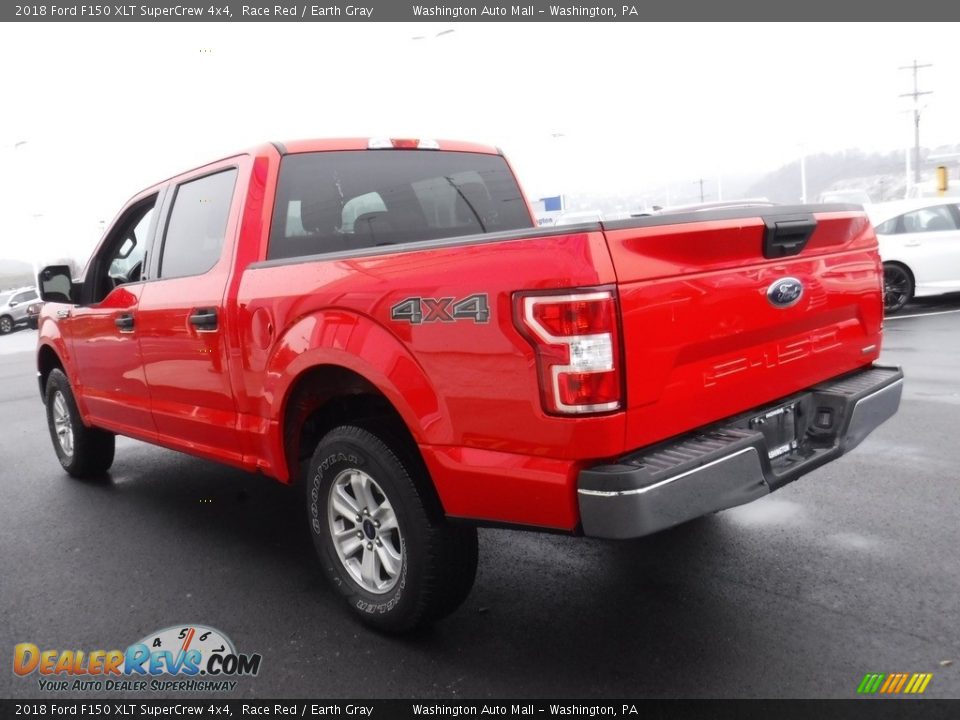 2018 Ford F150 XLT SuperCrew 4x4 Race Red / Earth Gray Photo #10