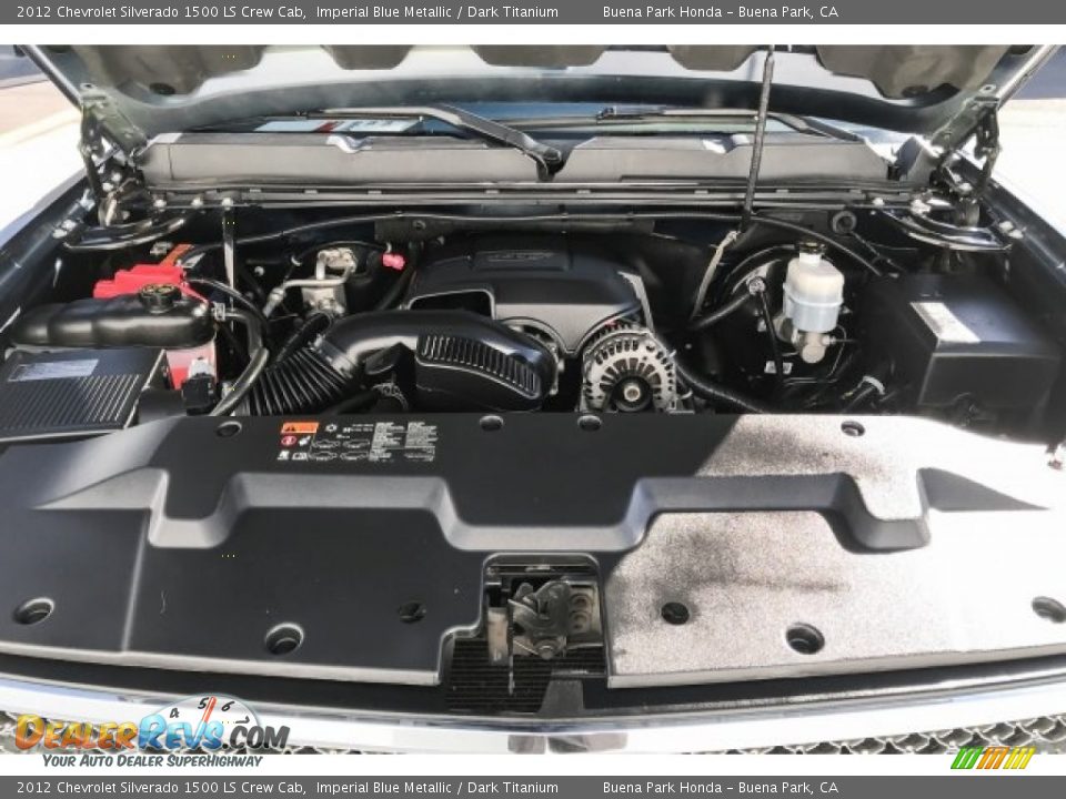 2012 Chevrolet Silverado 1500 LS Crew Cab Imperial Blue Metallic / Dark Titanium Photo #9