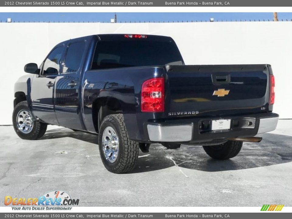 2012 Chevrolet Silverado 1500 LS Crew Cab Imperial Blue Metallic / Dark Titanium Photo #10