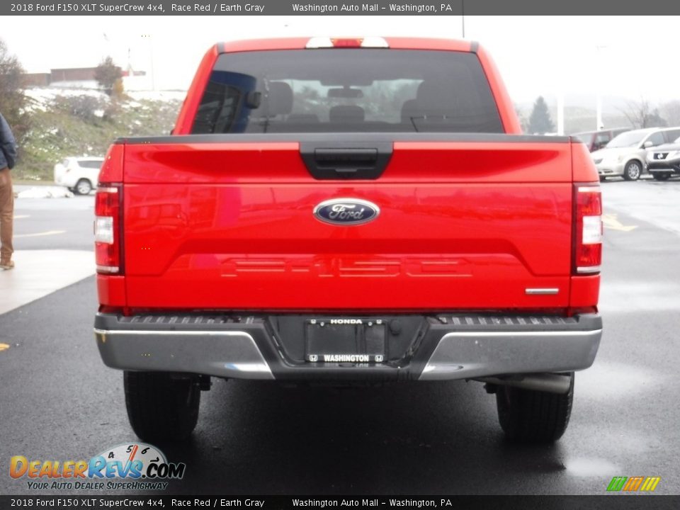 2018 Ford F150 XLT SuperCrew 4x4 Race Red / Earth Gray Photo #11