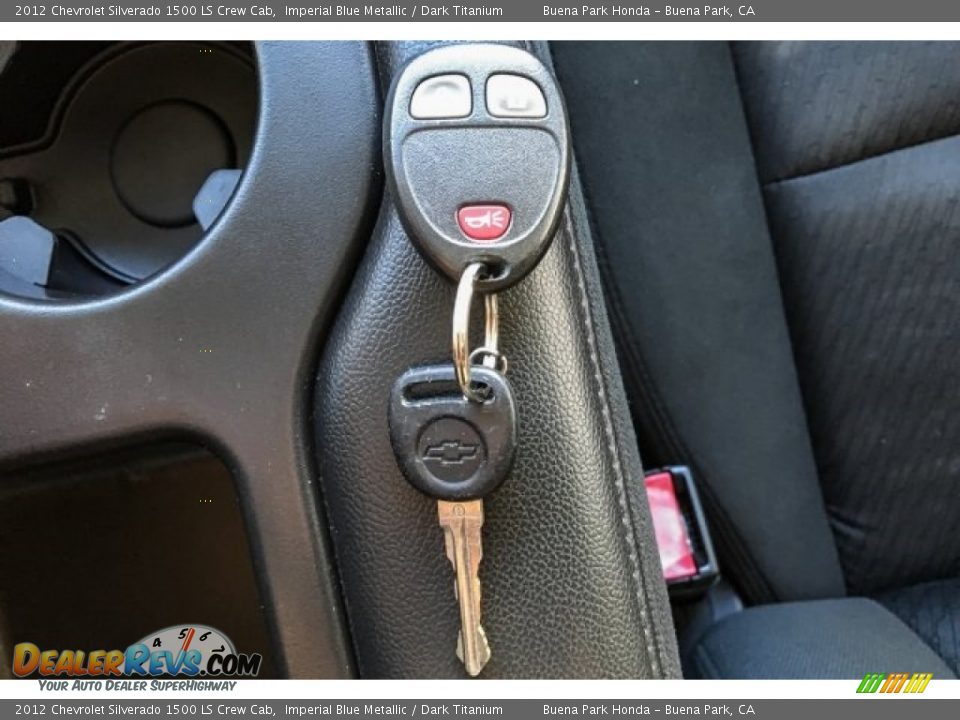 2012 Chevrolet Silverado 1500 LS Crew Cab Imperial Blue Metallic / Dark Titanium Photo #11