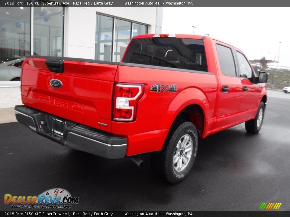 2018 Ford F150 XLT SuperCrew 4x4 Race Red / Earth Gray Photo #12