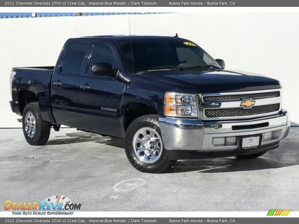 2012 Chevrolet Silverado 1500 LS Crew Cab Imperial Blue Metallic / Dark Titanium Photo #12