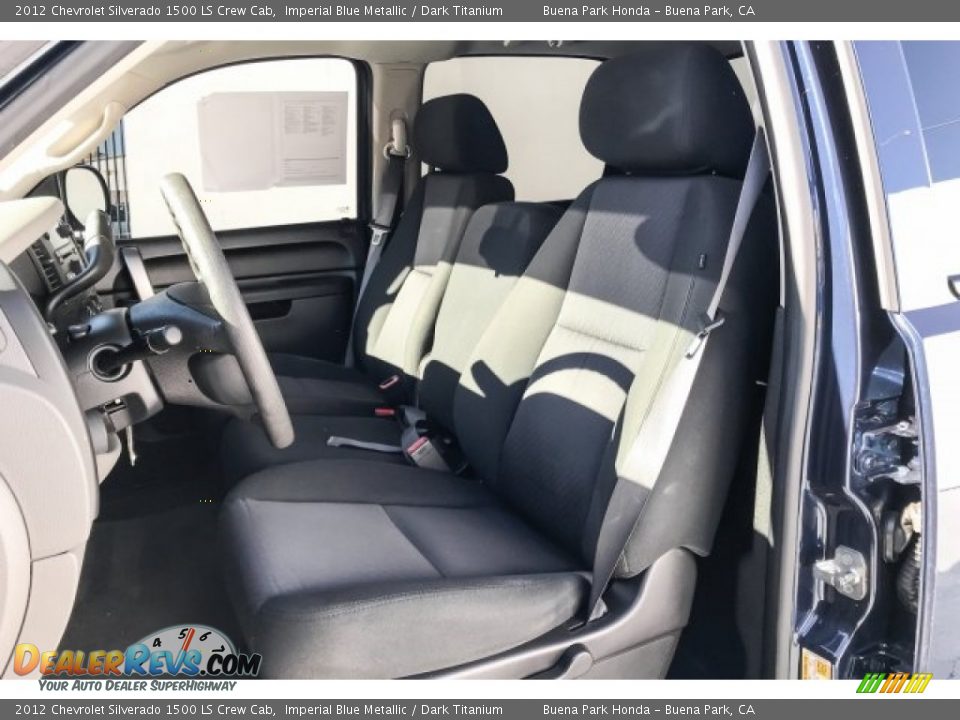 2012 Chevrolet Silverado 1500 LS Crew Cab Imperial Blue Metallic / Dark Titanium Photo #14