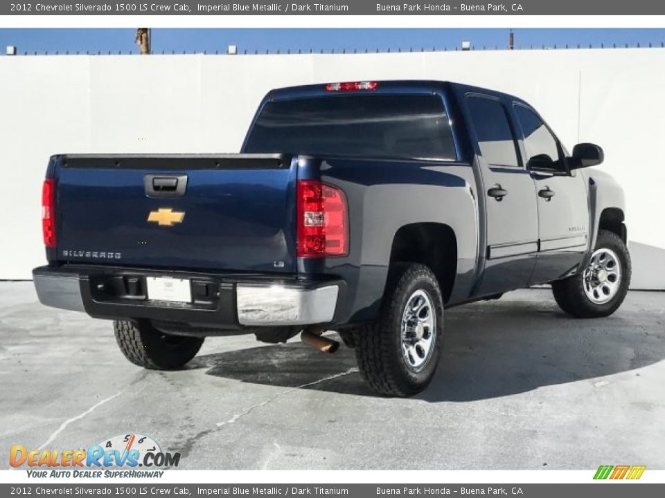 2012 Chevrolet Silverado 1500 LS Crew Cab Imperial Blue Metallic / Dark Titanium Photo #16