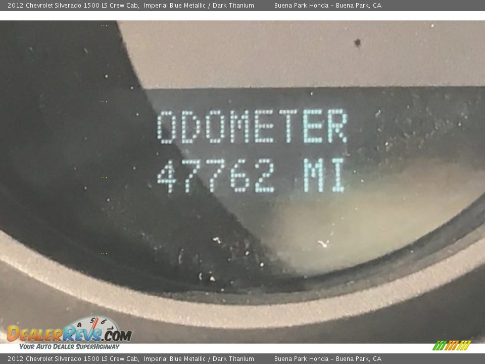 2012 Chevrolet Silverado 1500 LS Crew Cab Imperial Blue Metallic / Dark Titanium Photo #19