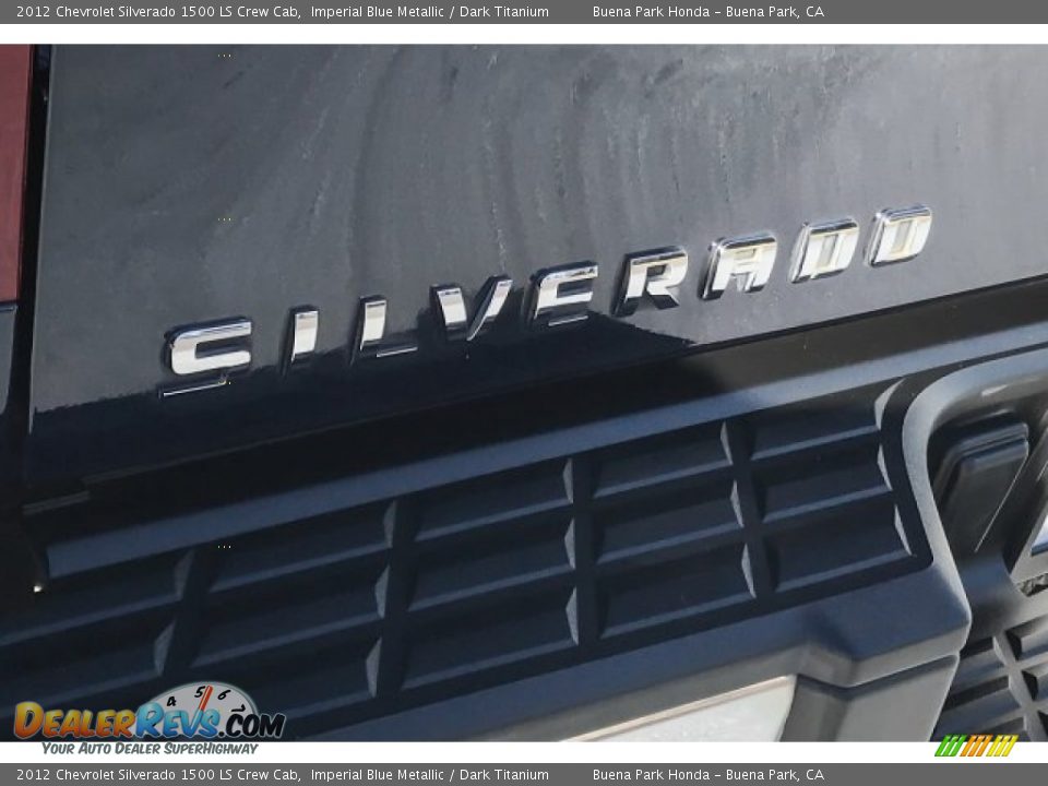 2012 Chevrolet Silverado 1500 LS Crew Cab Imperial Blue Metallic / Dark Titanium Photo #24