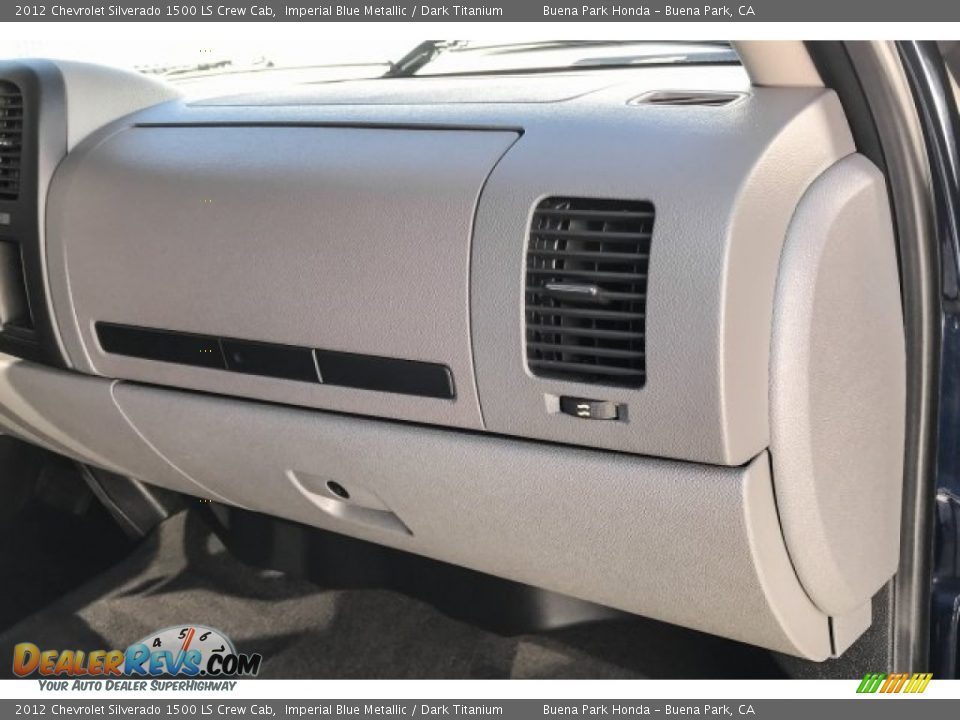 2012 Chevrolet Silverado 1500 LS Crew Cab Imperial Blue Metallic / Dark Titanium Photo #25
