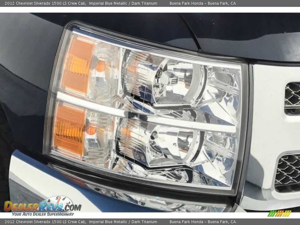 2012 Chevrolet Silverado 1500 LS Crew Cab Imperial Blue Metallic / Dark Titanium Photo #28