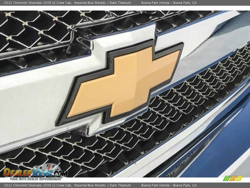 2012 Chevrolet Silverado 1500 LS Crew Cab Imperial Blue Metallic / Dark Titanium Photo #29