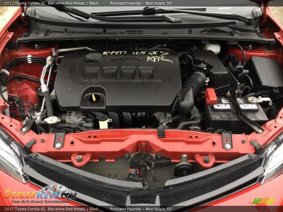 2017 Toyota Corolla LE Barcelona Red Metalic / Black Photo #30