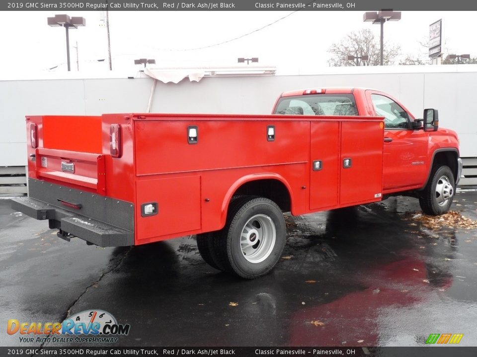 2019 GMC Sierra 3500HD Regular Cab Utility Truck Red / Dark Ash/Jet Black Photo #2