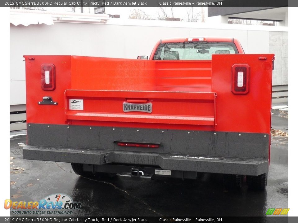 2019 GMC Sierra 3500HD Regular Cab Utility Truck Red / Dark Ash/Jet Black Photo #3