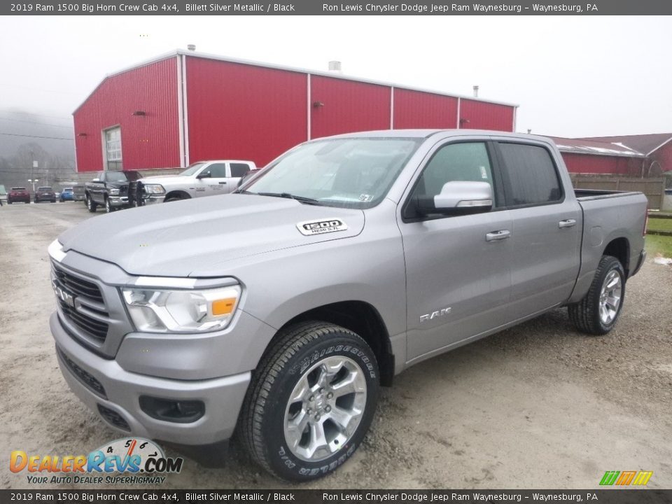2019 Ram 1500 Big Horn Crew Cab 4x4 Billett Silver Metallic / Black Photo #1