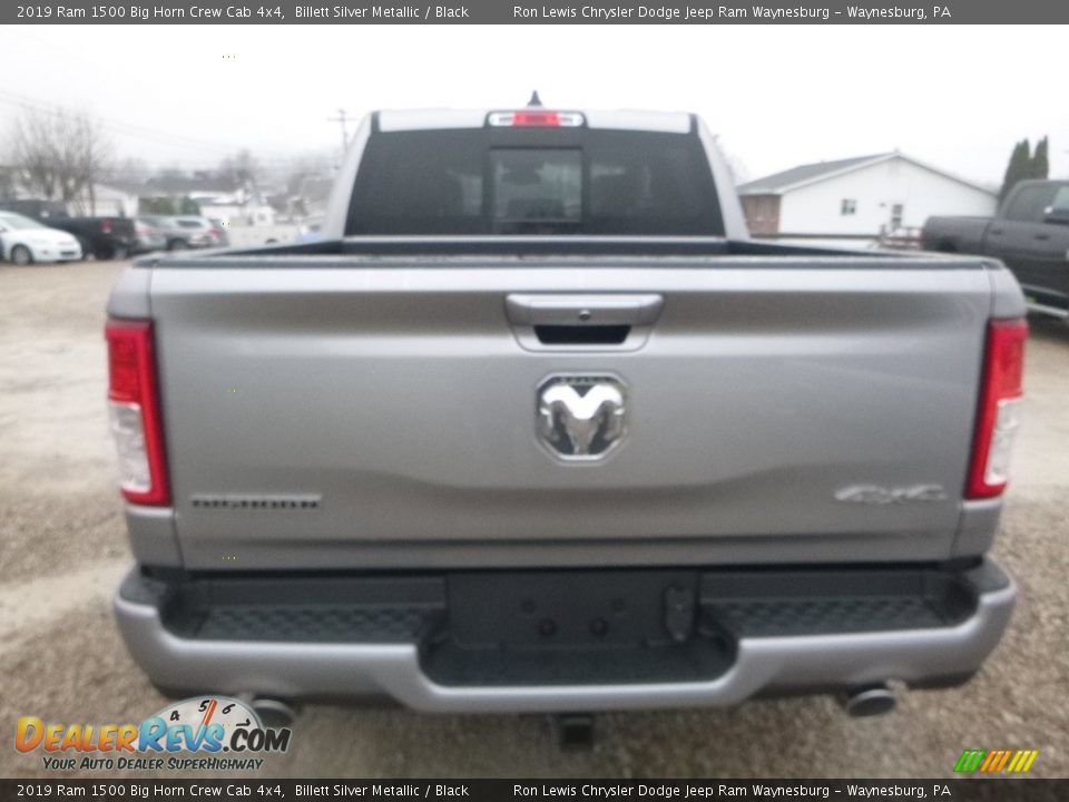 2019 Ram 1500 Big Horn Crew Cab 4x4 Billett Silver Metallic / Black Photo #5