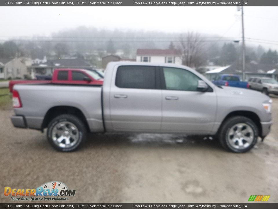 2019 Ram 1500 Big Horn Crew Cab 4x4 Billett Silver Metallic / Black Photo #7