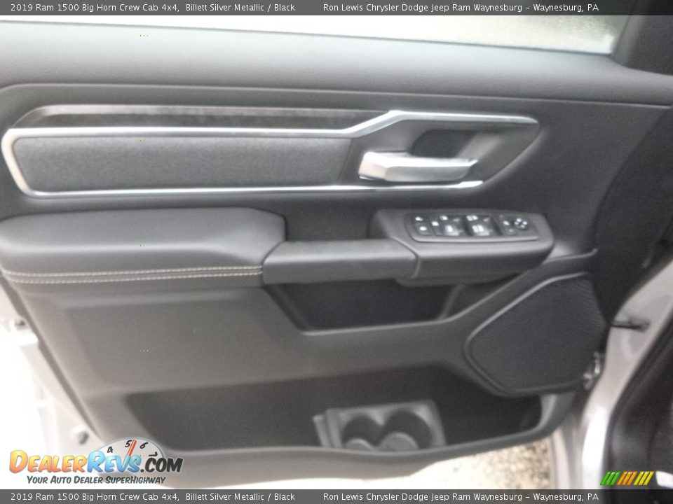 2019 Ram 1500 Big Horn Crew Cab 4x4 Billett Silver Metallic / Black Photo #13